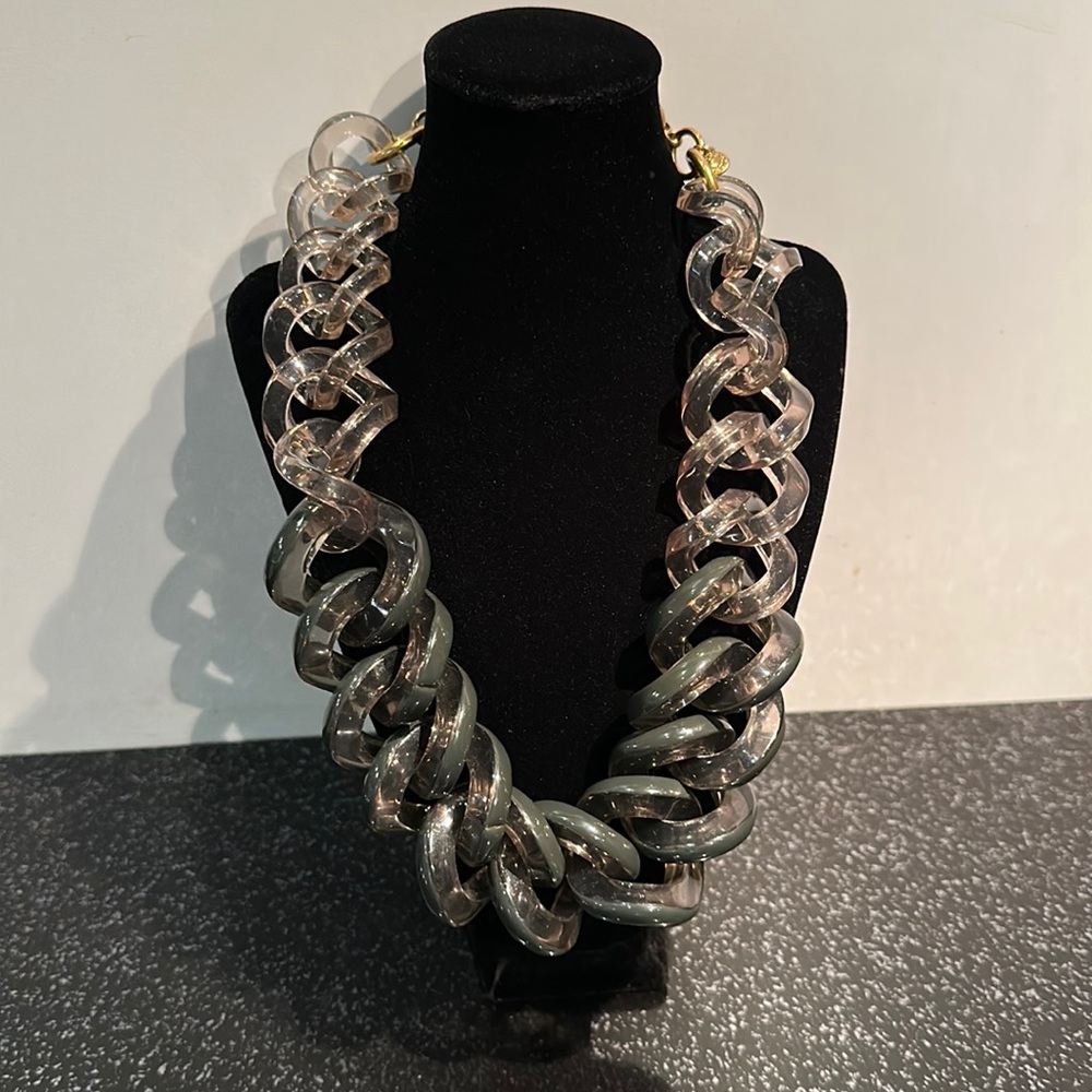 J.Crew lucite necklace
